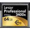 photo Lexar Carte CFast 2.0 64 Go Professional 3400x (510Mb/s)