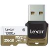 photo Lexar microSDXC 256 Go Professional UHS-II 1000x (150 MB/s) + lecteur de carte USB 3.0 
