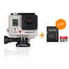 photo GoPro Kit Hero 3+ Silver Edition + carte mémoire Sandisk Ultra 32Go offerte