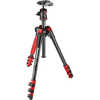photo Manfrotto KIT Trépied BeFree + rotule ball (rouge) - MKBFRA4R-BH