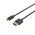 3043 Cable Micro HDMI vers HDMI Ultra Slim 4K 55cm