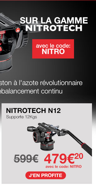  Rotule vidéo NitroTech N12