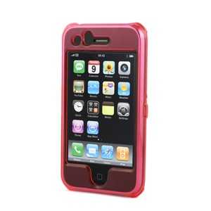 Coque carbomat pour iPhone 3G 3GS - Rose (COVIPHONE3GVPINK)