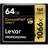 photo Lexar CompactFlash 64 Go Professional 1066x (160 MB/s)