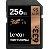 Cartes mémoires Lexar SDXC 256 Go Professional UHS-I 633x (95Mb/s)