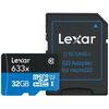 photo Lexar microSDHC 32 Go High-Performance UHS-1 633x (95 Mb/s) + adaptateur