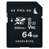Cartes mémoires Angelbird AV Pro SD MK2 SDXC 64 Go UHS-II 2000x (300Mb/s)