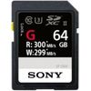photo Sony SDXC 64 Go série G UHS-II 2000x (300Mb/s)