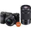 Appareil photo Hybride à objectifs interchangeables Sony Alpha 6100 Noir + 16-50mm + 55-210mm - GARANTIE 5 ans -