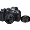 Appareil photo Hybride à objectifs interchangeables Canon EOS R7 + 18-150mm + 16mm F2.8