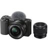 Appareil photo Hybride à objectifs interchangeables Sony ZV-E10 + 16-50mm + 50mm F1.8