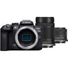 Appareil photo Hybride à objectifs interchangeables Canon EOS R10 + 18-45mm + 55-210mm