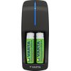 Chargeurs de piles AA AAA Varta Mini-chargeur + 2 piles AA rechargeables 2100mAh