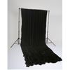 photo Lastolite by Manfrotto Kit support de fond réglable 3x3m + Fond tissu noir 3x7 m