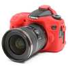 photo Easycover Coque silicone pour Canon 70D Rouge