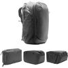photo Peak Design Travel Backpack 45L Noir + Camera Cube Small + Medium + Tech Pouch