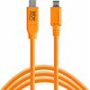 photo Tether Tools Câble USB-C vers 2.0 Micro-B 5-PIN 4.6m Orange