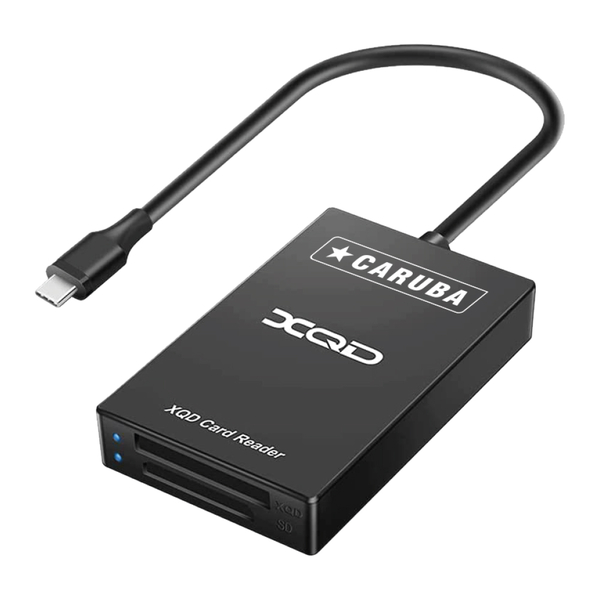 Lecteur de carte 2-en-1 pour cartes XQD + SD USB-C